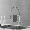 Single Handle Pull Down Sprayer Kitchen Faucet Commercial Spring Faucet with Touchless Sensor