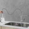 Single Handle Pull Down Sprayer Kitchen Faucet Commercial Spring Faucet with Touchless Sensor