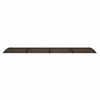 Door Canopy Black 137.8"x39.4" Polycarbonate