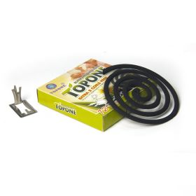 Topone Black Mosquito Coil Plant Fibers Repellent Mosquitoes,130mm (size: 138mm)