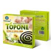 Topone Black Mosquito Coil Plant Fibers Repellent Mosquitoes,130mm